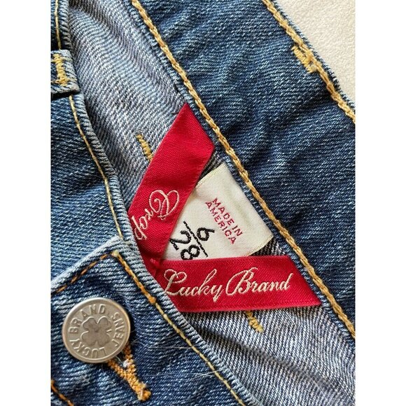 Lucky Brand Women's Jeans Size 6/28 Straight Leg Denim Made In USA - Picture 3 of 9
